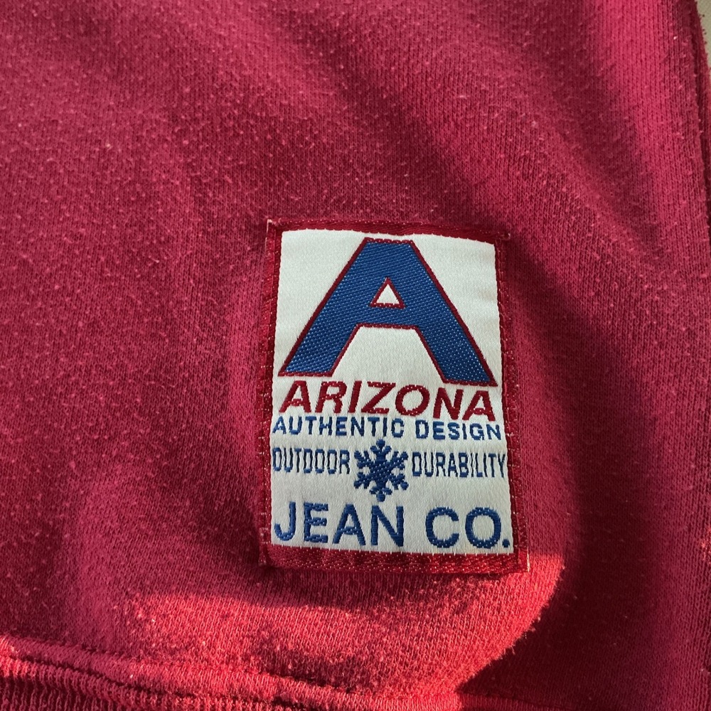 Arizona‎ Jean Co. USA 95AZJ-11 Red Graphic Sweatshirt Women's Large - Picture 3 of 9
